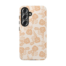 Load image into Gallery viewer, Light Orange Floral Phone Case