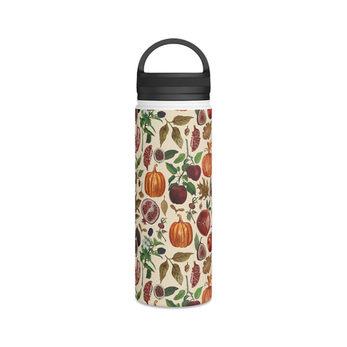 Autumn Harvest Handle Lid Water Bottle