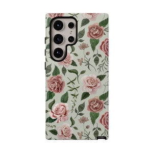 Wild Flower Roses Phone Case