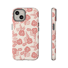 Load image into Gallery viewer, Warm Pink Floral Phone Case