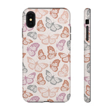 Load image into Gallery viewer, Orange and Pink Butterfly Phone Case