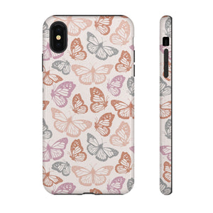 Orange and Pink Butterfly Phone Case
