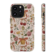 Load image into Gallery viewer, Bows, Flowers and Cherries Phone Case