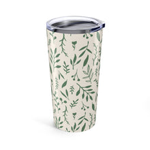 Load image into Gallery viewer, Green Falling Leaves Travel Mug