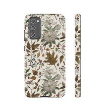 Load image into Gallery viewer, Watercolor Fall Leaves and Flowers Phone Case