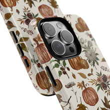 Load image into Gallery viewer, Fall Pumpkins, Flowers and Leaves Phone Case