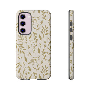 Gold Falling Leaves Phone Case