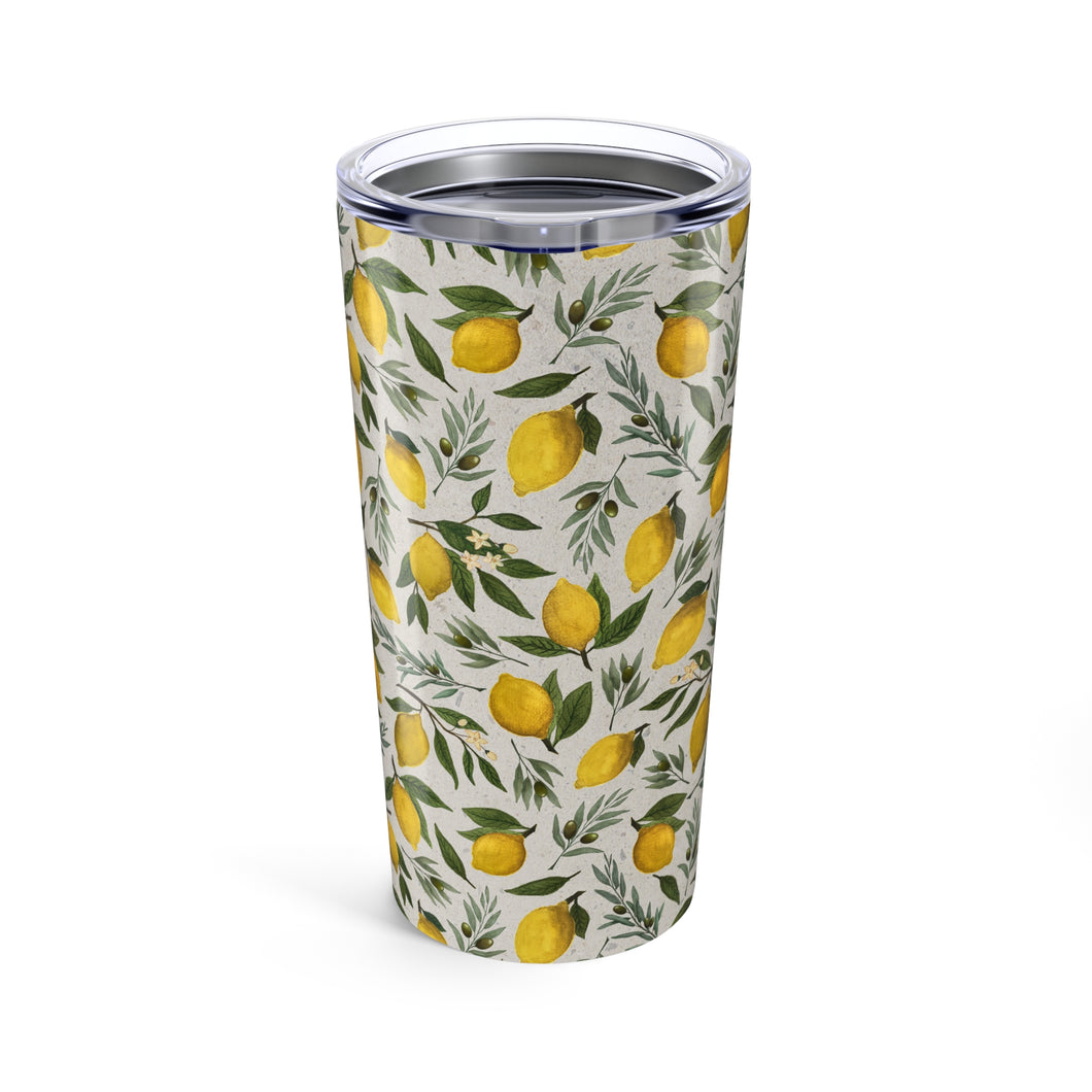 Olive and Lemon Travel Mug