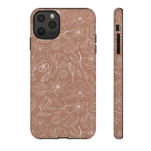 Copper Magnolia Phone Case