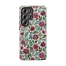 Load image into Gallery viewer, Magenta Floral Eucalyptus Phone Case