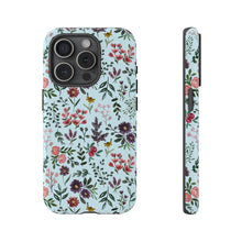 Load image into Gallery viewer, Bright Watercolor Flower - Blue Phone Case
