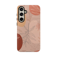 Load image into Gallery viewer, Pink Abstract Desert Leaf Phone Case