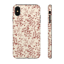 Load image into Gallery viewer, Red Christmas Branch Phone Case
