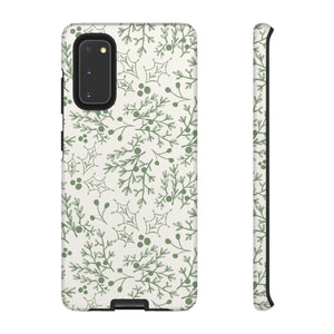 Green Christmas Branch Phone Case