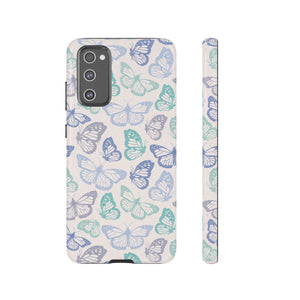 Purple and Green Butterfly Phone Case