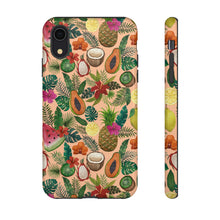 Load image into Gallery viewer, Tropical Fruit and Flowers Phone Case