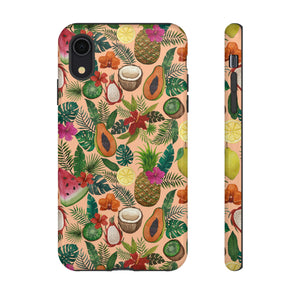 Tropical Fruit and Flowers Phone Case