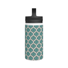 Load image into Gallery viewer, Turquoise Tile Handle Lid Water Bottle