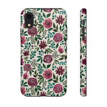 Load image into Gallery viewer, Magenta Floral Eucalyptus Phone Case