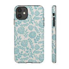 Load image into Gallery viewer, Baby Blue Floral Phone Case