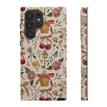 Load image into Gallery viewer, Bows, Flowers and Cherries Phone Case