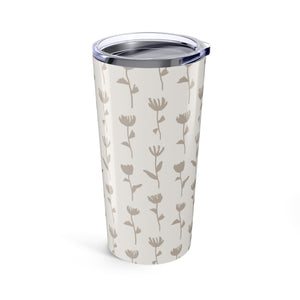 Ink Flower Travel Mug