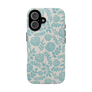 Baby Blue Floral Phone Case