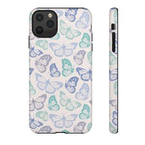 Purple and Green Butterfly Phone Case