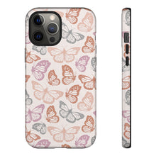 Load image into Gallery viewer, Orange and Pink Butterfly Phone Case