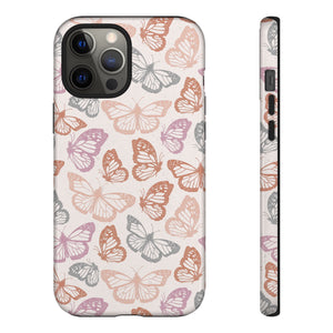 Orange and Pink Butterfly Phone Case