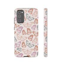 Load image into Gallery viewer, Orange and Pink Butterfly Phone Case