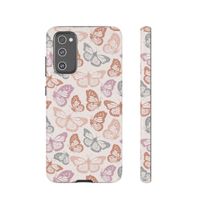 Orange and Pink Butterfly Phone Case