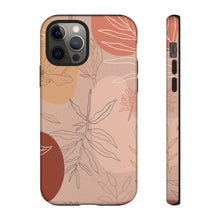 Load image into Gallery viewer, Pink Abstract Desert Leaf Phone Case