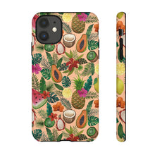 Load image into Gallery viewer, Tropical Fruit and Flowers Phone Case