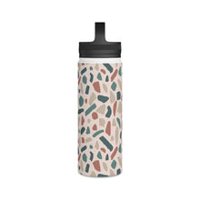 Load image into Gallery viewer, Warm Terrazzo Handle Lid Water Bottle