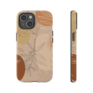 Orange Abstract Desert Phone Case