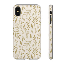 Load image into Gallery viewer, Gold Falling Leaves Phone Case