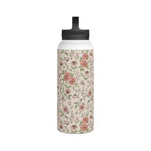 Load image into Gallery viewer, Spring Floral Handle Lid Water Bottle