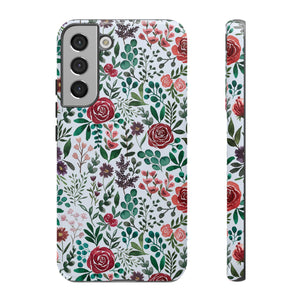Pink and Purple Flowers Phone Case