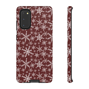 Red Snowflakes Phone Case