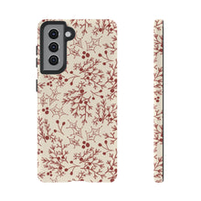 Load image into Gallery viewer, Red Christmas Branch Phone Case
