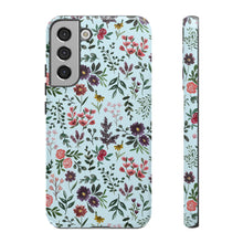 Load image into Gallery viewer, Bright Watercolor Flower - Blue Phone Case