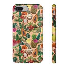Load image into Gallery viewer, Tropical Fruit and Flowers Phone Case