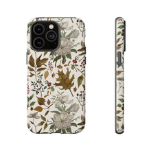 Load image into Gallery viewer, Watercolor Fall Leaves and Flowers Phone Case