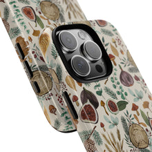 Load image into Gallery viewer, Figs, Mushrooms and Leaves Phone Case