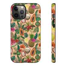 Load image into Gallery viewer, Tropical Fruit and Flowers Phone Case