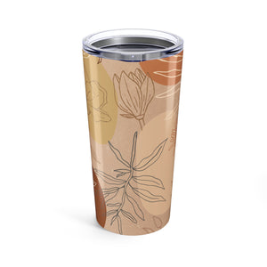 Orange Abstract Desert Travel Mug