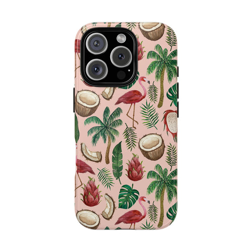 Flamingo Coconut Phone Case