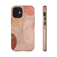 Load image into Gallery viewer, Pink Abstract Desert Leaf Phone Case