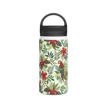 Load image into Gallery viewer, Tropical Parrot Handle Lid Water Bottle
